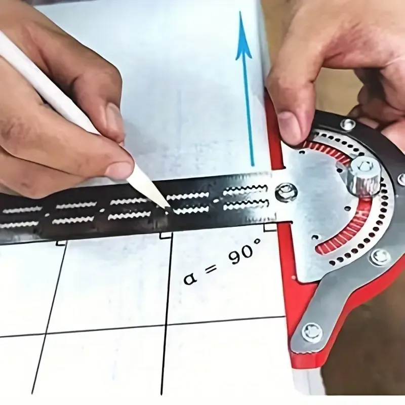 High Precision 10inch 15inch 20inchWoodworking Angle Ruler - Long-lasting home decoration and measuring tool, an indispensable tool for professional woodworking work.