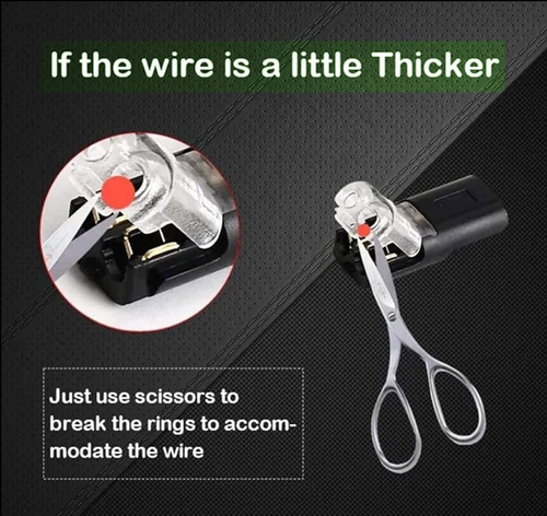 2-Pin Solderless Wire Connectors  Compatible with LED Strips   A set of 30 pieces