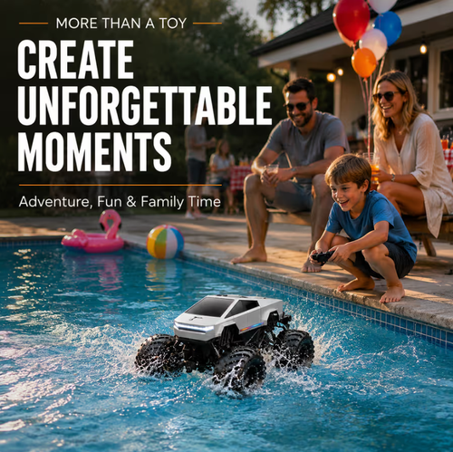 🚙🌊 Amphibious Remote Control Off-Road Truck