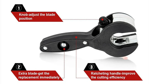 Piece Ratcheting Tubing Cutter Set