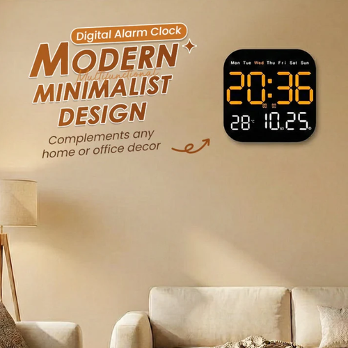 Office Digital Clock – Gentle wake-up, no startling alarms!