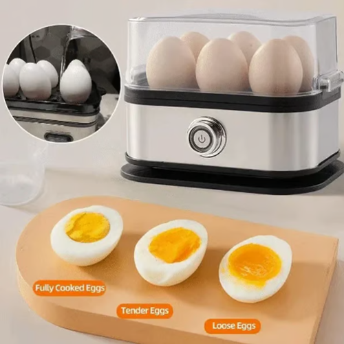 Multifunctional Egg Steamer with Clear Lid