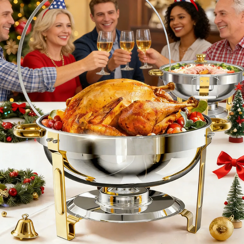 Stainless Steel Chafing Dish Buffet Set 🔥