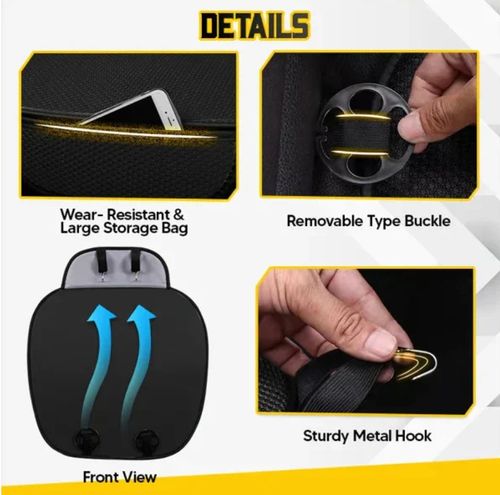 Breathable and non-slip cotton car seat covers🚗 Five-piece car set