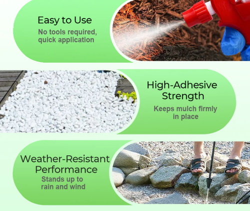 Drying Sticky Landscape Adhesive- Strong hold & easy application