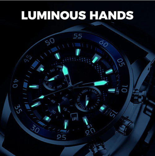Mens Waterproof Multifunctional Quartz Watch⌚