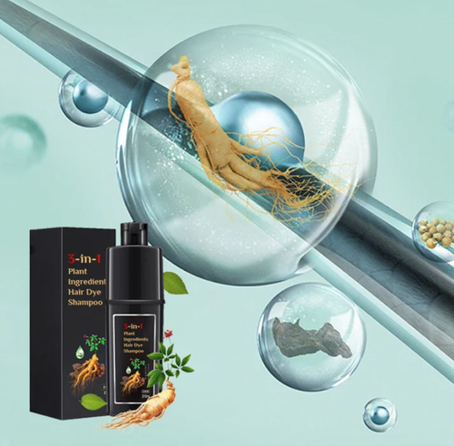 Plant Ingredients Hair Dye Shampoo - Black