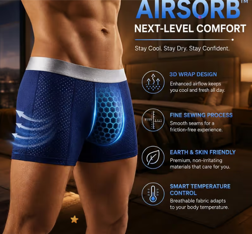 4pcALE Premium All-Day Comfort IceSilk Mesh Men's Boxer