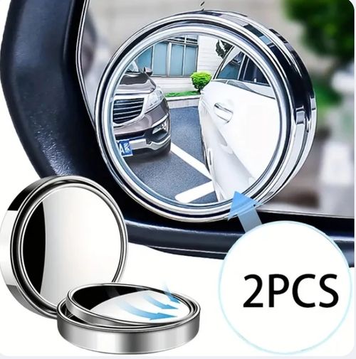 2PC Round Wide Angle Blind Spot Mirror