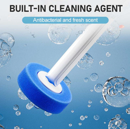 Disposable Toilet Brush with Replaceable Head