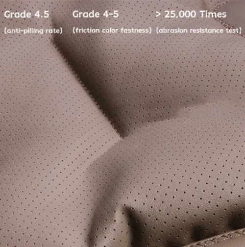 Car Seat Cushion Premium Nappa Leather Comfortable Seat Back  Seven-piece set