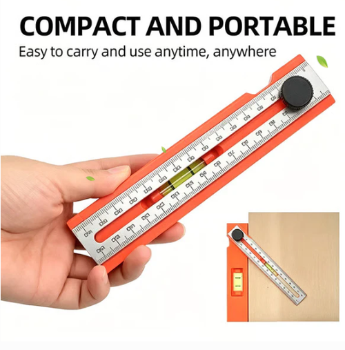 📏Multifunctional marking level ruler