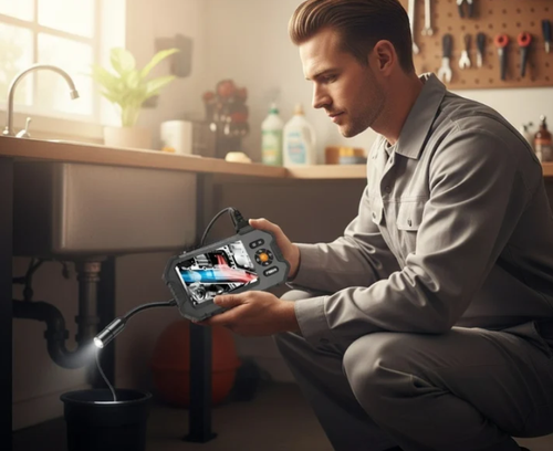 Portable 1080P HD Endoscope Camera with 4.3Screen