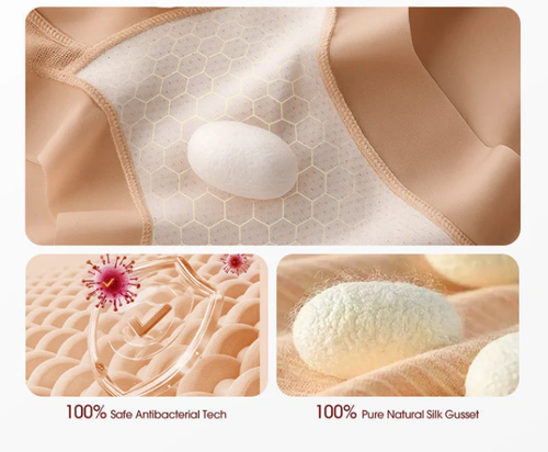 Women's Breathable Shorts Underwear3pc