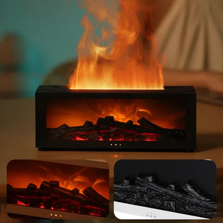 Fireplace Flame Diffuser Humidifier with Remote🔥