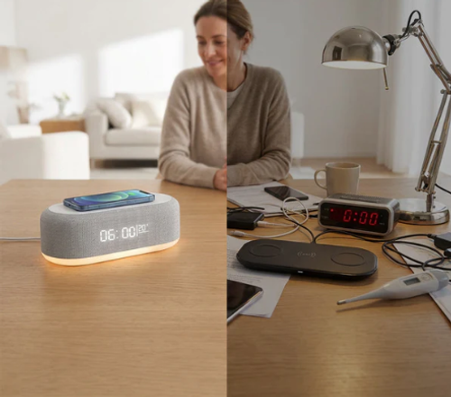 Station de recharge sans fil 4 en 1