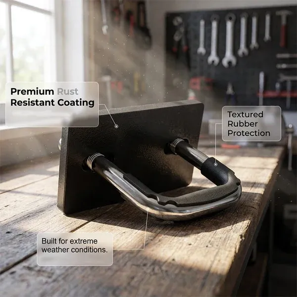 Heavy-Duty Anti-Rattle Hitch Tightener – Steel Build, Rubber Coating, Universal Fit