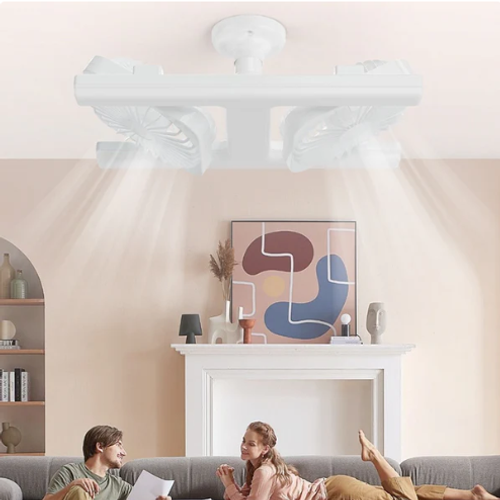 Modern 2-in-1 LED Ceiling Fan Light