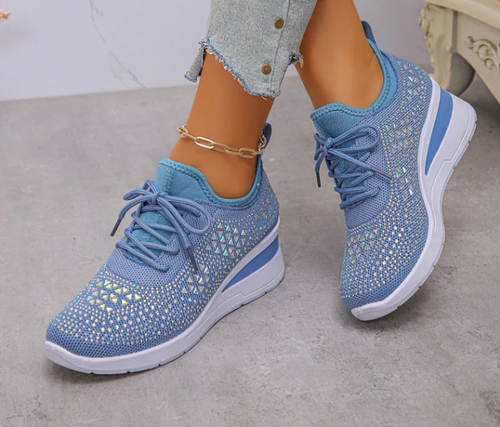 Time-Limited Special⏰Rhinestones-Embellished Breathable Mesh Sneakers