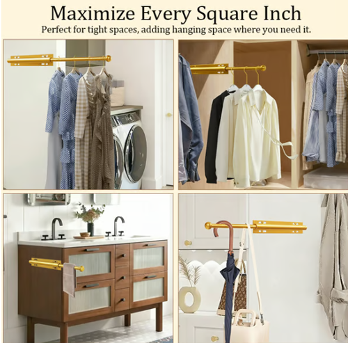 Valet Rod for Closet Pull Out