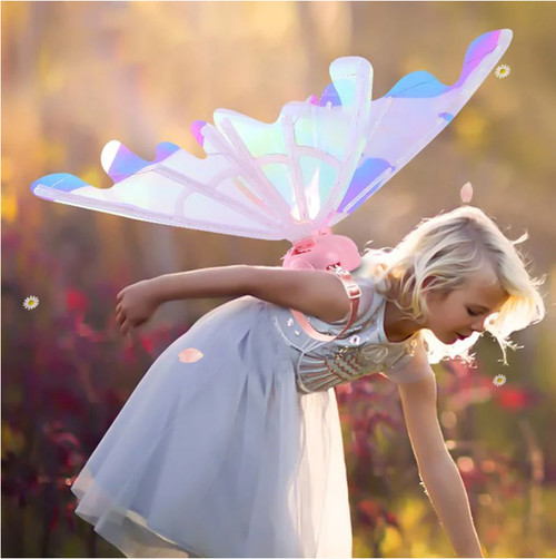 Rechargeable Electric Fairy Wings with LED Lights and Music🧚‍♀️