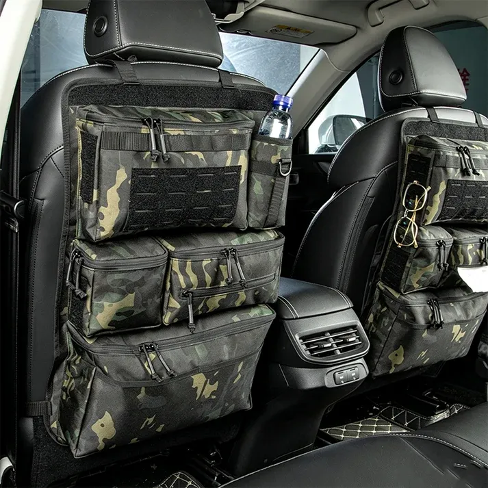 Multi-Pocket Car Seat Back Organizer