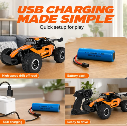 High-speed RC off-road vehicle – Fast