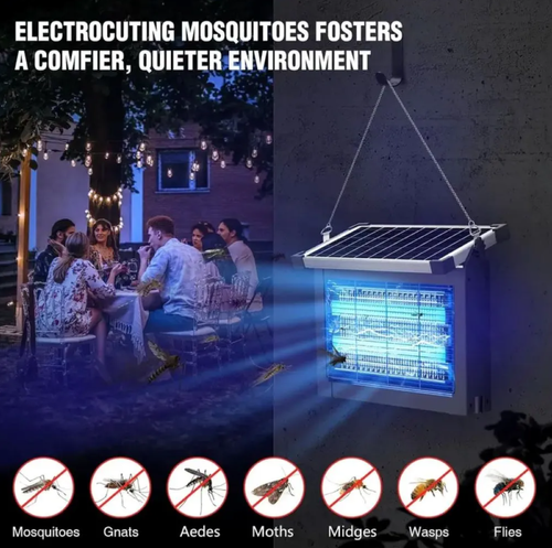 Solar Bug Zapper – Outdoor Waterproof Mosquito Killer