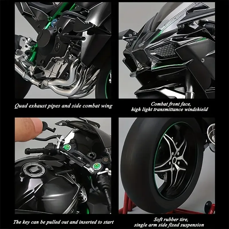 1:6 H2R Multifunctional Alloy Die-Cast Motorcycle Model