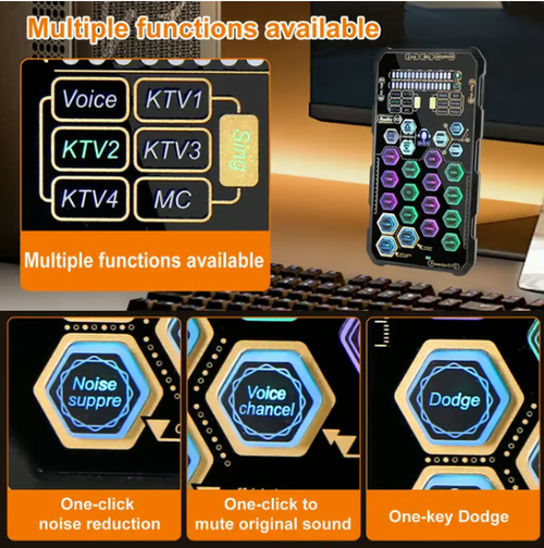 SK9 Wired Small Handheld Live Sound Card Set