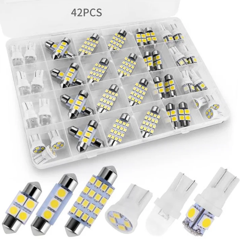 42-Piece Super Bright LED Car Interior Lighting Set 🚗