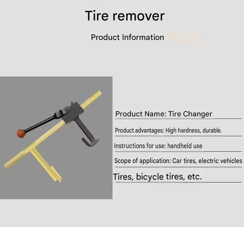 Manual tire changer, tire clamp, tire presser for electric vehicles and motorcycles