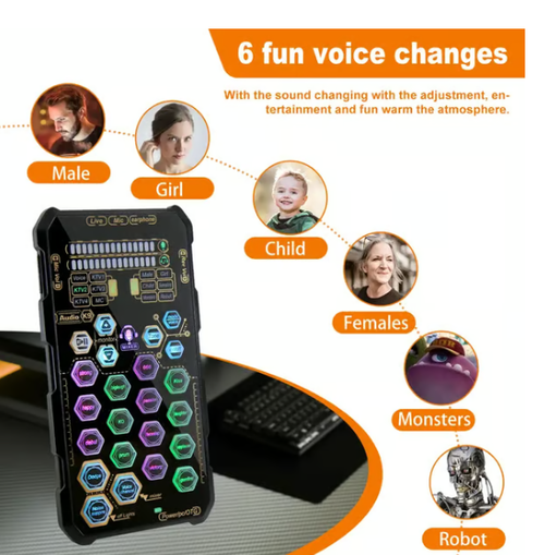 SK9 Wired Small Handheld Live Sound Card Set