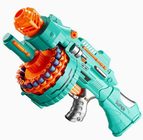 Electric rapid-fire sponge soft bullet children's toy gun for boys