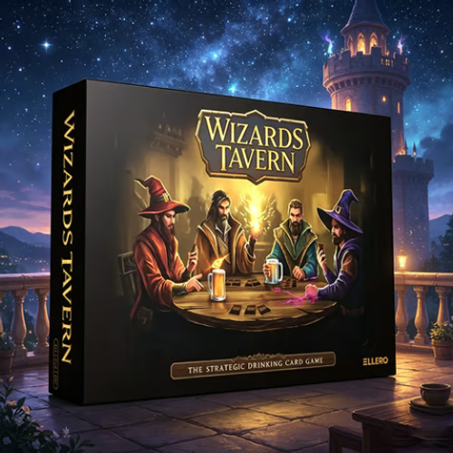 🧙‍♂️Wizards Tavern – Chaotic Fantasy Drinking Game – D&D Themed Party Fun with Dice & Spells 🍺