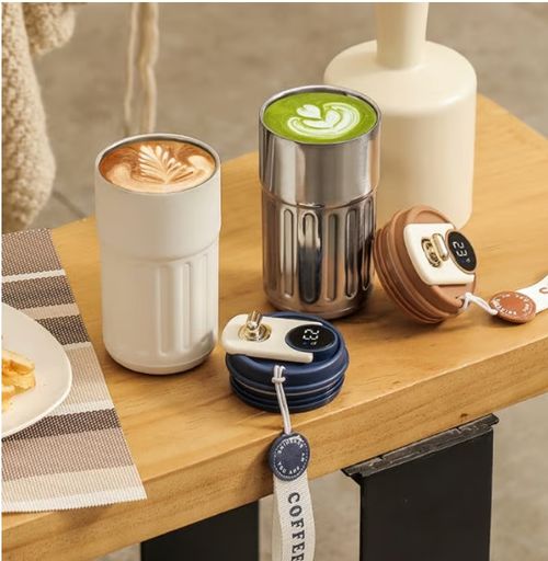 🔥Coffee Cups With Temperature Display😊