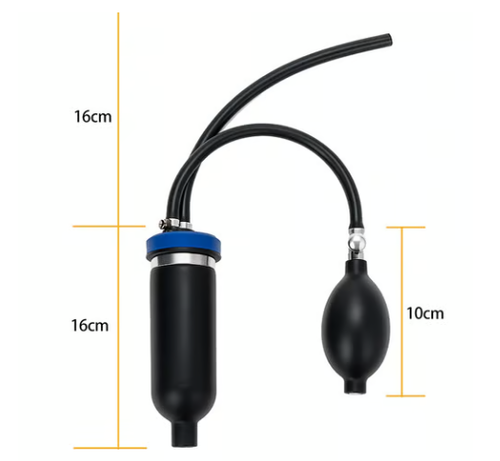Inflatable Airbag Smoke Adapter – Universal, Durable, Hand-Pump ⚙️