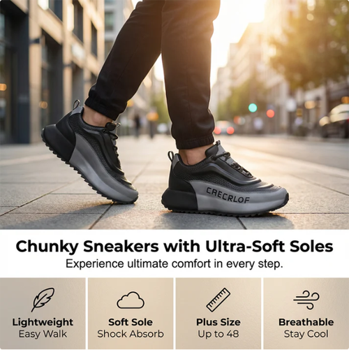 Men's Chunky Sole Fashion Sneakers