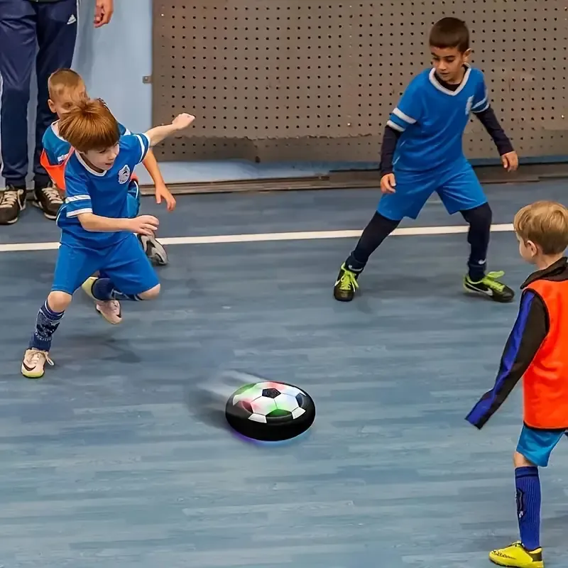 Air cushion football toys, LED light football, indoor and outdoor air floating ball football games