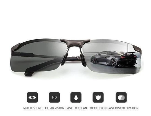 2026 Photochromic Sunglasses with Anti-glare Polarized Lens