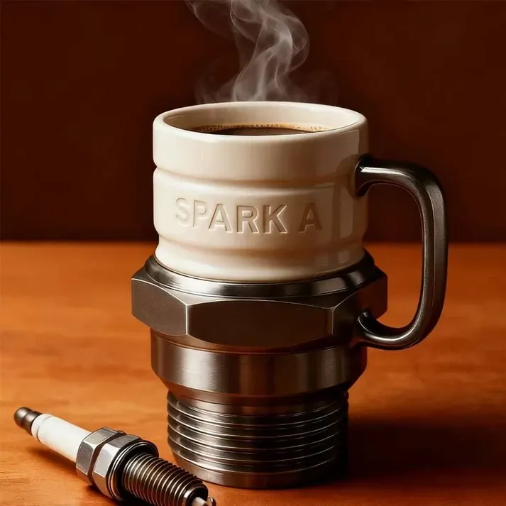 Creative Spark Plug Mug