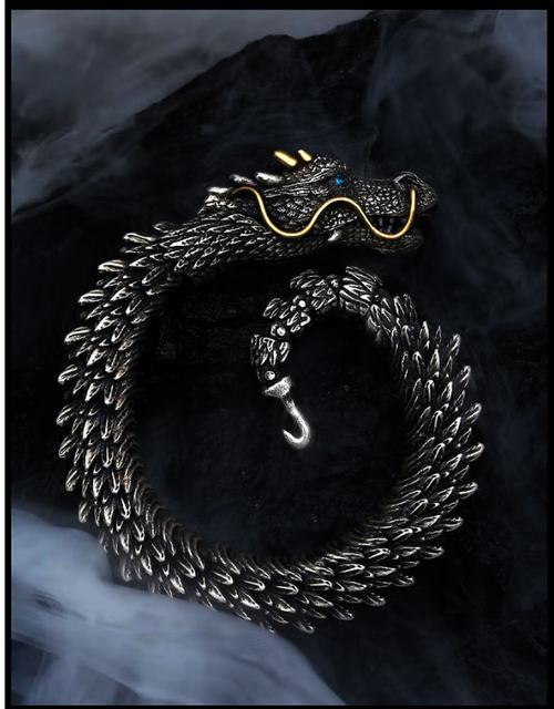 the Dragon Chinese Style Retro Silver Plated Dragon