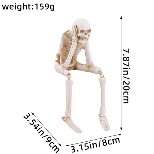 Decoration Indoor Skeleton Statue