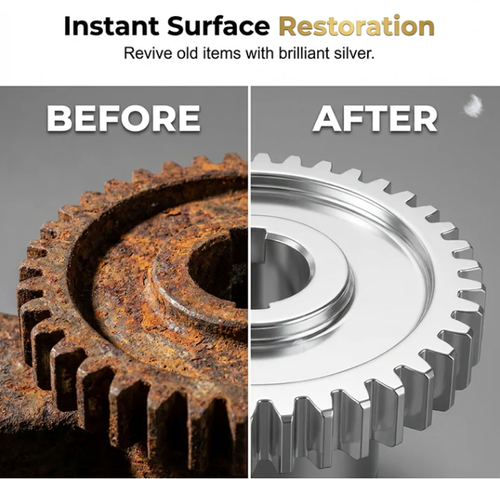 Water-Based Silver Paint for Metal & Wood