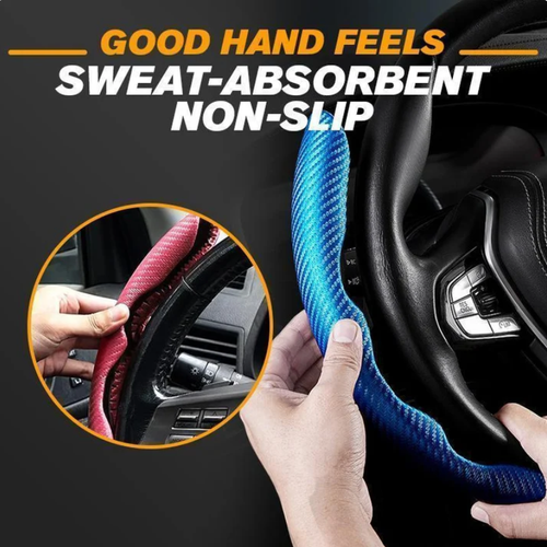 handlebars that never slips again! This carbon fiber leather cover with anti