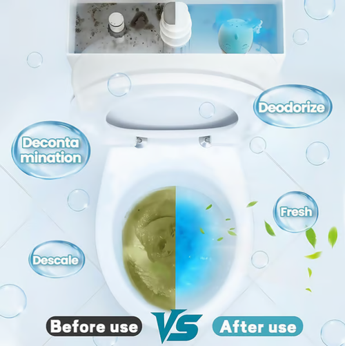 Toilet Bowl Cleaner Bottle, Cute Dinosaur-Shaped Bathroom 20pc