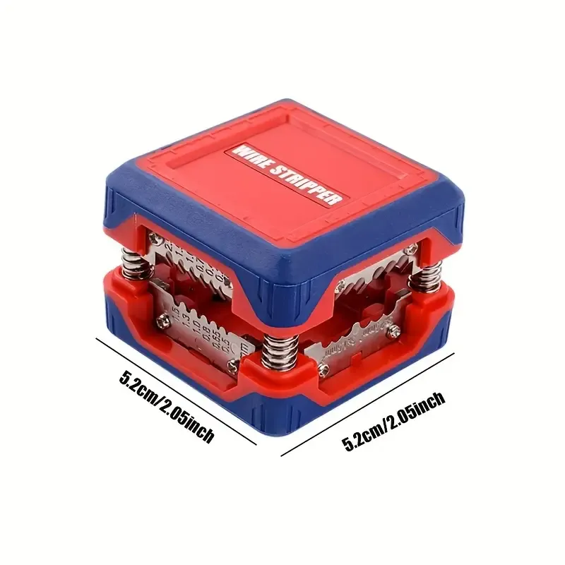 Wire stripping clamp supports wires with diameters of 0.2-16