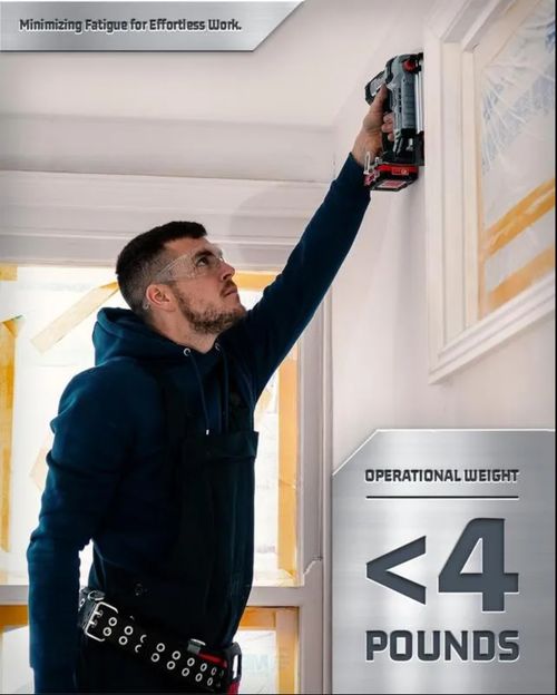 Cordless Electric Nailer With Charger and 2500 Nails Included