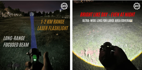5-in-1 Tactical Multi-Functional Emergency Flashlight