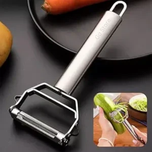 SwiftPeel – 3 in 1 Stainless Peeler | Sharp Blades, Anti-Rust | For Quick, Clean Prep